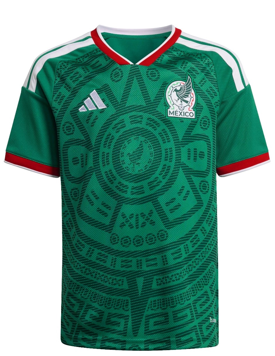 Jersey de Selección Nacional de México local manga corta para niño
