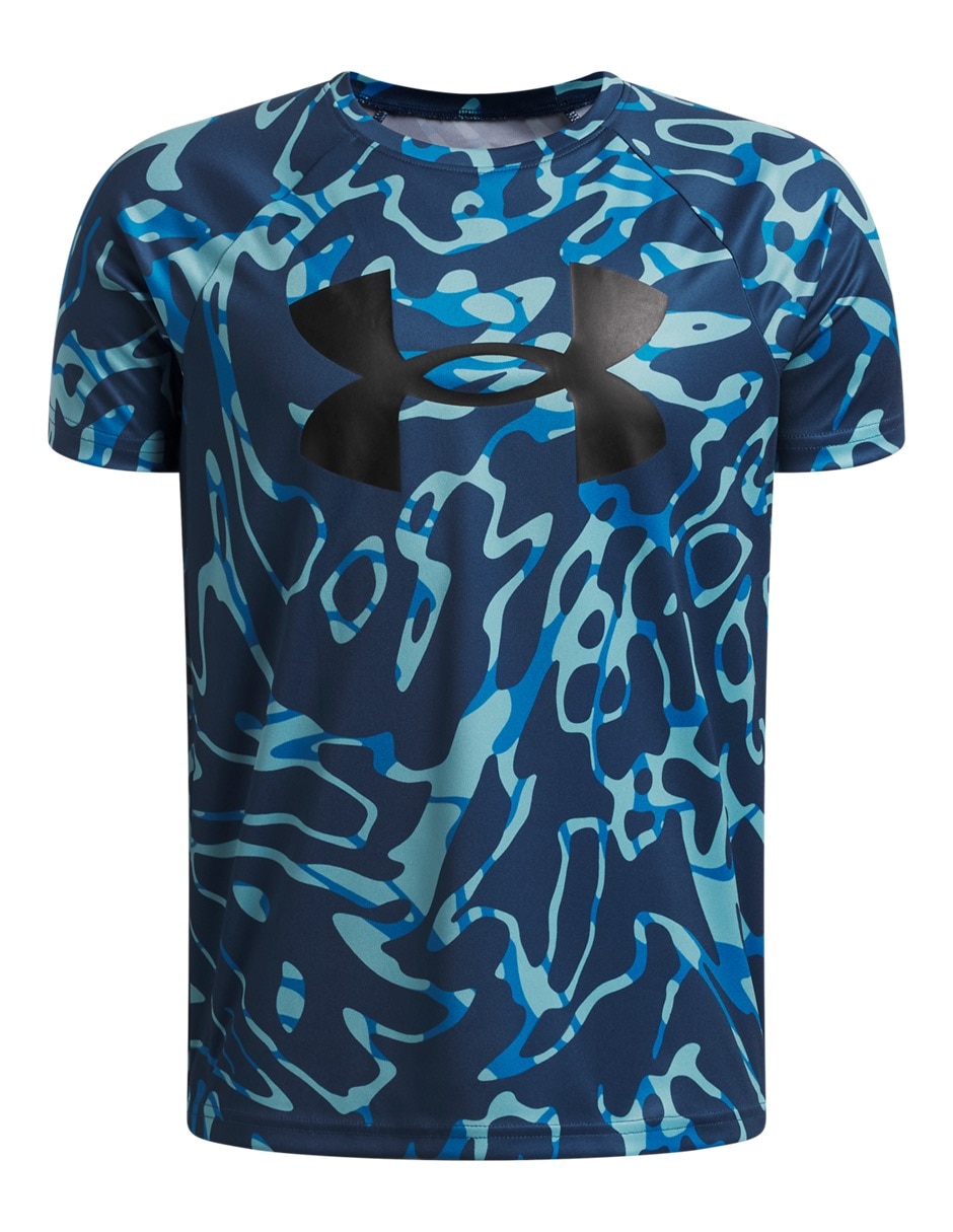 Playera deportiva para entrenamiento UA Tech BL de niño Playera deportiva para entrenamiento UA Tech BL de niño
