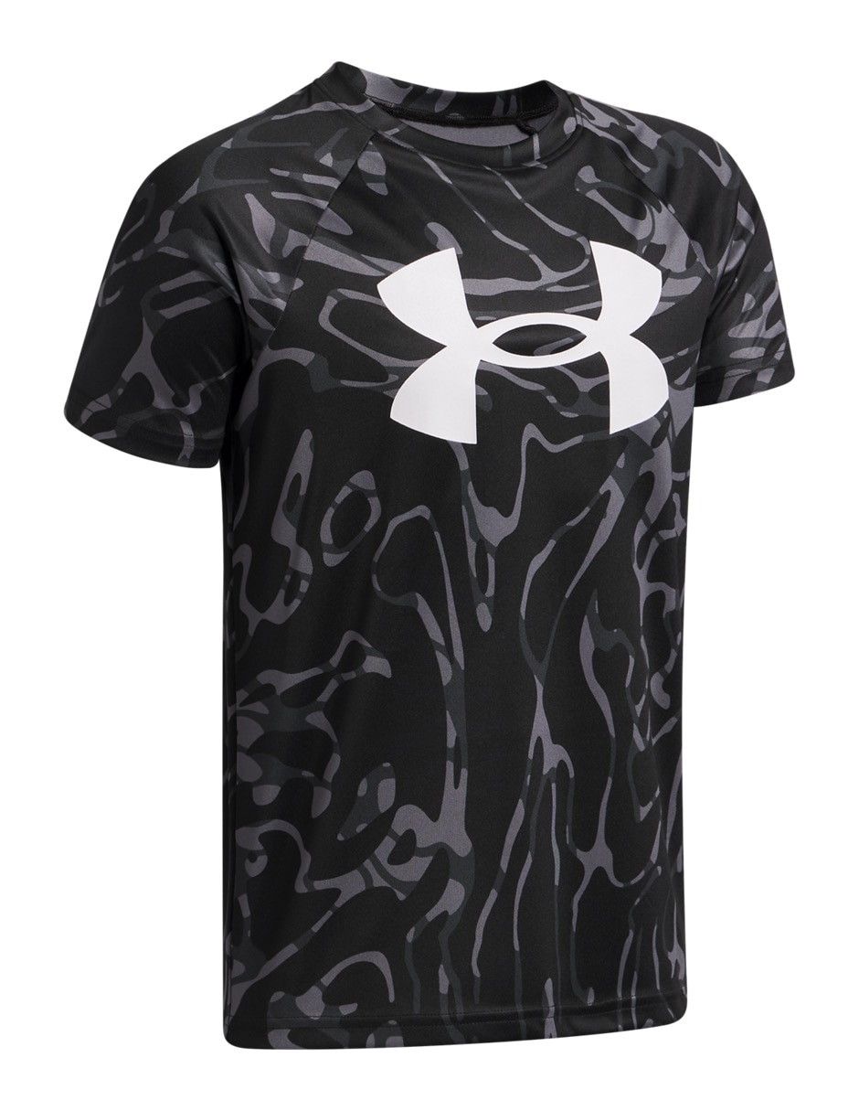 Playera deportiva para entrenamiento Ua Tech Big Logo Printed de niño 3