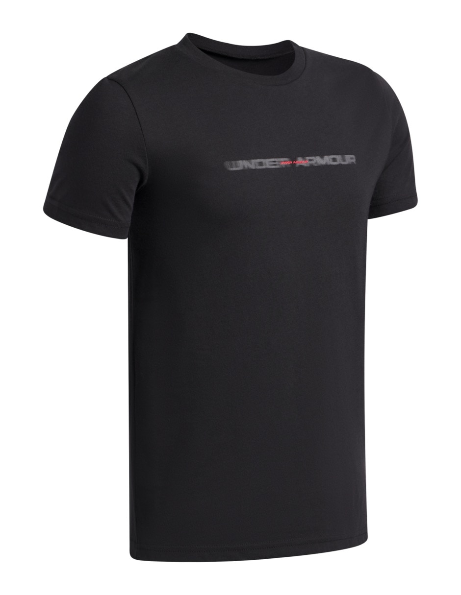 Playera deportiva para entrenamiento UA B WM Blur SSBLK de niño 3