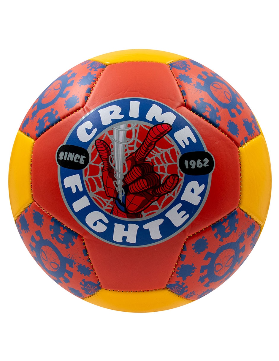 Balón 84281 B Soccer No 3 Voit Spiderman Crime Yellow Disney para fútbol