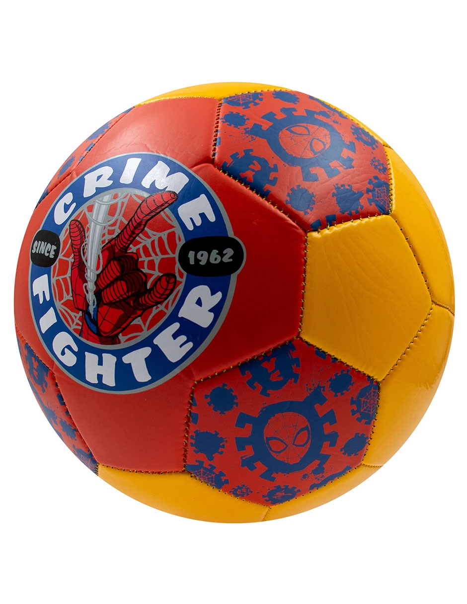 Balón 84281 B Soccer No 3 Voit Spiderman Crime Yellow Disney  para fútbol 3