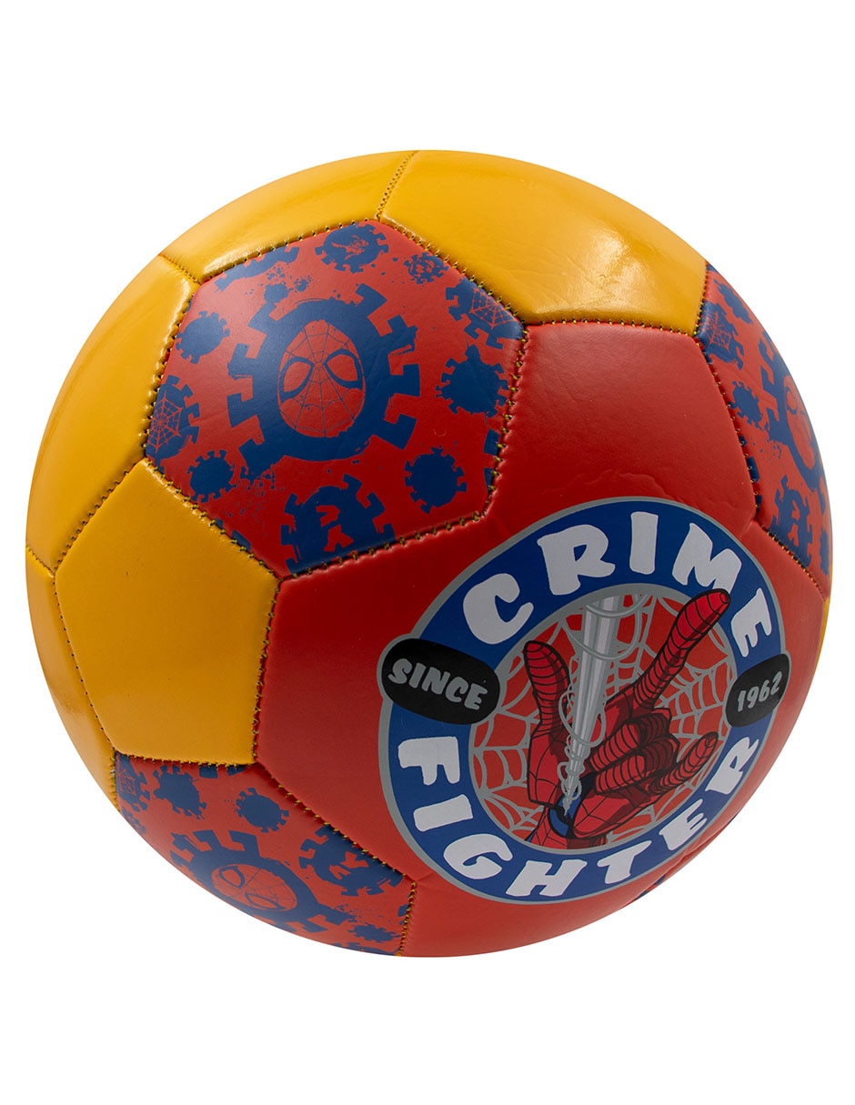 Balón 84281 B Soccer No 3 Voit Spiderman Crime Yellow Disney  para fútbol 4