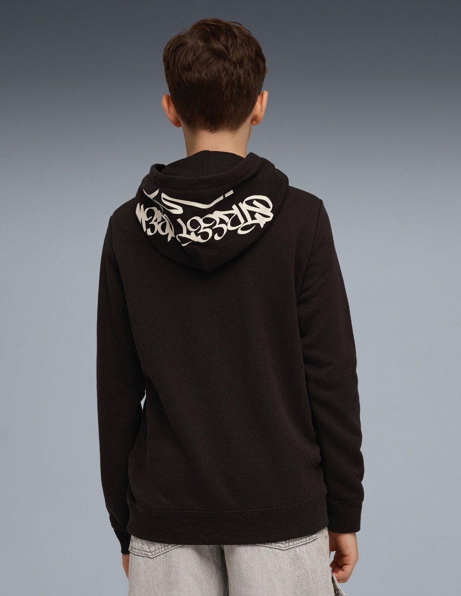 Sudadera con capucha y bolsa para niño 3