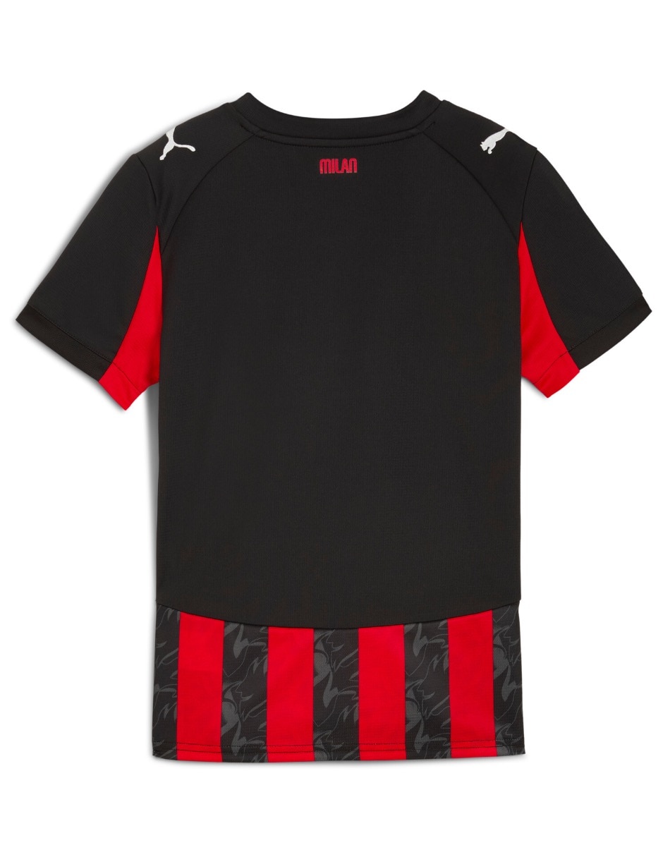 Jersey de AC Milan local manga corta  fan para niño 2
