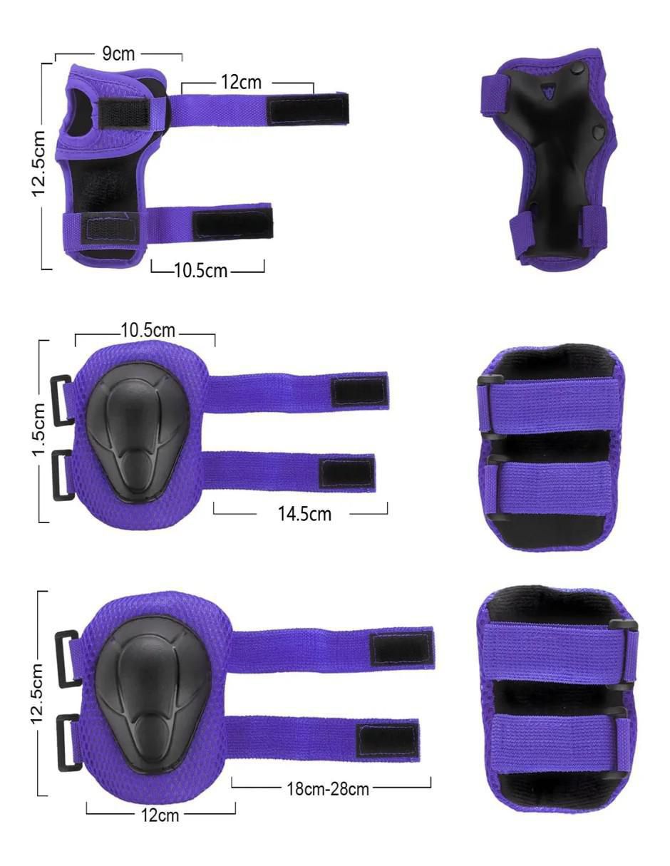 Set de protectores de juego recreativo unisex 6