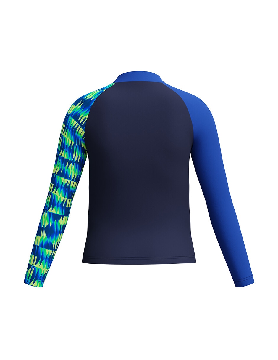 Wetshirt estampado bloques de color para niño 3