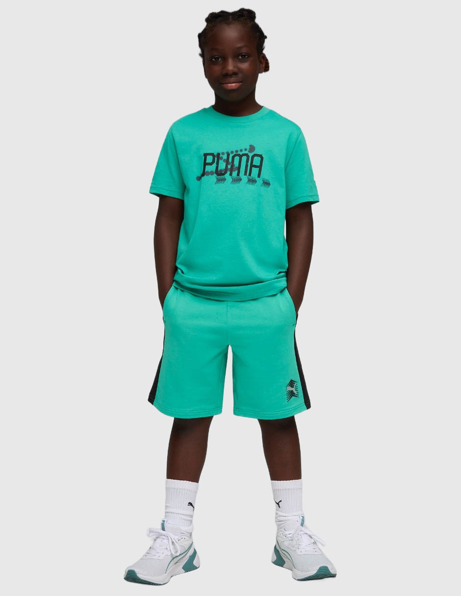 Playera deportiva para entrenamiento Active Sports Big Graphic Tee B de niño 4